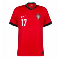 Camisa de time de futebol Portugal Rafael Leao #17 Replicas 1º Equipamento Europeu 2024 Manga Curta